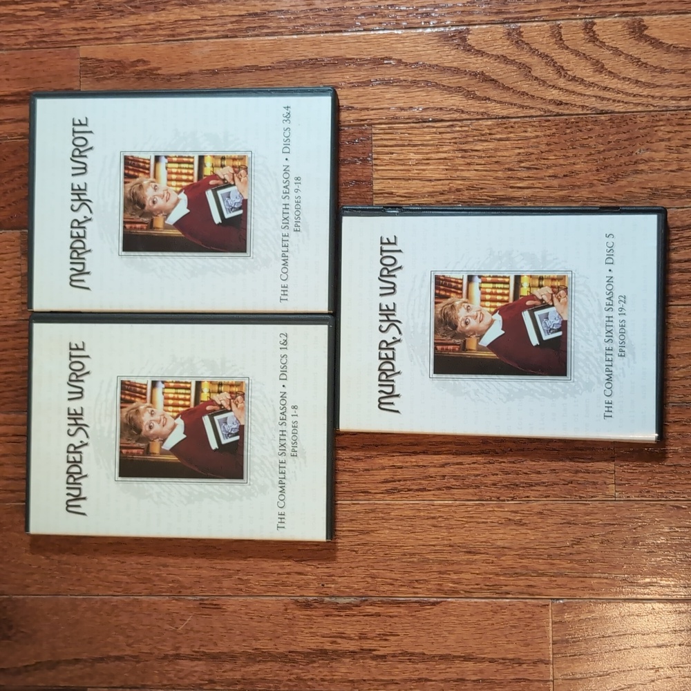 Murder She Wrote The Complete Sixth Season DVD Set Missing Disc 3